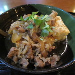 樹の下で - 肉豆腐