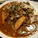 カルダモン． - 挽き肉とポテトのカレー