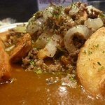 カルダモン． - 挽き肉とポテトのカレーをＵＰで！