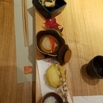 四季会席 香桜凛 - 八寸！器を開けると～♪