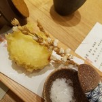 四季会席 香桜凛 - 牛乳の天婦羅