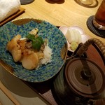 四季会席 香桜凛 - 浅利の御飯と帆立のプレゼ