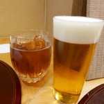 赤坂 詠月 - ビールと烏龍茶で乾杯！2017/10