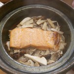 赤坂 詠月 - 【鮭と松茸舞茸のご飯】◎2017/10
