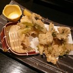 旬房 街道 青葉 - 山菜の天プラ(800円)