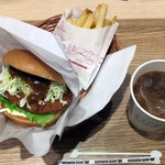 モスバーガー - 料理写真:秩父わらじカツバーガーセット