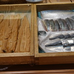 寿しの吉乃 - 2017.11 本日のネタたち(穴子、コハダ、鯵)