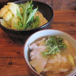 東京うどん 一将 - 肉もり葱みぞれのつけ汁