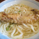 中村うどん - 釜揚げ+げそ天