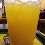 Mosu baa gaa - セットのオレンジジュース。美味しい♪