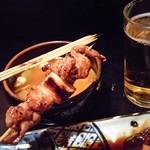 焼とり くろ田 - やきとり、多分正肉♪