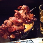 焼とり くろ田 - やきとり、多分モツ？♪