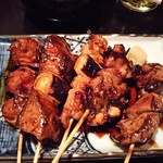 セット、やきとり五本♪