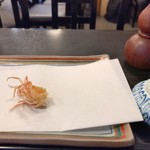 松翁 - トップバッター、海老の頭