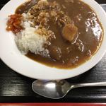 三上 - カレーライス550円 ライス少なめ