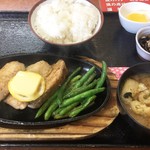 Eiko Sengyoten - 魚バター焼き定食¥800