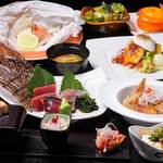 季楽処　暖家 - 各種宴会におススメの3,500円コースの一例。