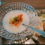 ビズ - 長野県産カリフラワーの温製スープ