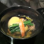 たつみ寿司 - お椀（かにしんじょ）