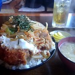 ドライブイン小柳 - カツ丼￥750