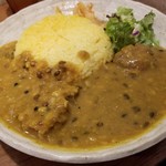 SPICY CURRY 魯珈 - 限定カレー バングラデシュ風！豆とマトンのカレーのライス大盛