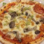 Saizeriya - 野菜ときのこのピザ
