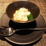 イル アオヤマ - 白トリュフ、ホタテ、トラフグ、クエ