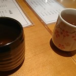 Oohashiden Juuwari Soba Yukinokura - 男性と女性で湯飲みが変わる心遣い