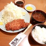 20171107とんかつ定食