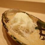 鮨 紺乃 - ツマのサラダ オニオンドレッシング