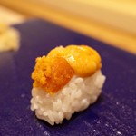 鮨 紺乃 - 雲丹 昆布森