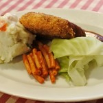 グリル十字屋 - ビーフカツレツ後ろ側