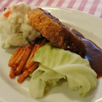 グリル十字屋 - ビーフカツレツ横側