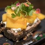 久遠の空 - 2017.11 レバーパテ クリームチーズ 柿