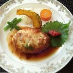 ムッシュ藤田 クレメントプラザ店 - 阿波尾鶏のハンバーグランチ