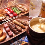 Yakitori fondue Yakitori set (2-3 servings)