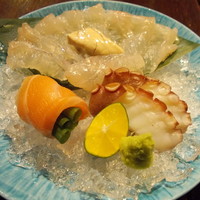 和　ともり - オコゼ・讃岐サーモン・地だこ、お造り盛合せ