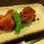 十割蕎麦みかあさ - 鶏焼き。