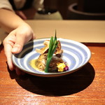 富小路 やま岸 - 氷見カマス、高野山の松茸、京茄子