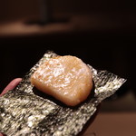 富小路 やま岸 - 愛知の平貝醤油焼海苔巻き