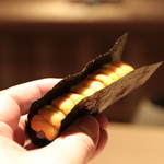 富小路 やま岸 - 松浦雲丹の海苔巻き