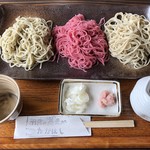 丹波の蕎麦処 たかはし - 三色そば￥１，２００