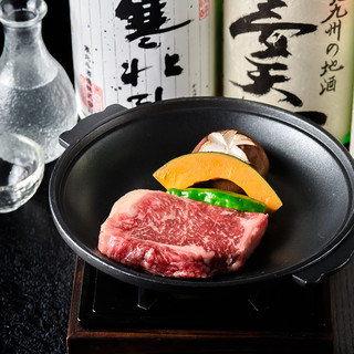 お酒と相性が良い白子料理のほか、上質なステーキもございます