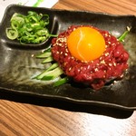 牛角 十和田店 - 桜ユッケ