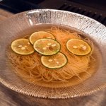 USHIGORO S. - 酢橘ソーメンはさっぱり！