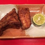 龍文支店 - 虎河豚の唐揚げ。