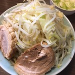 かじろうramen7 - 小ラーメン、コールは野菜増し・ニンニク