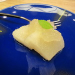 すし善 - 梨のコンポート