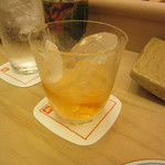 すし善 - 梅酒ロック　760円