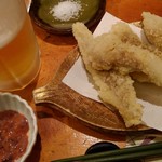 おぎ野 - アンコウの天ぷら